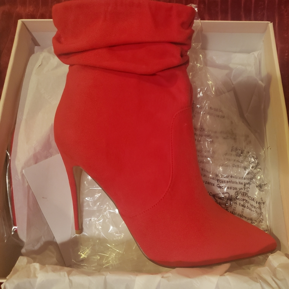 Justfab stiletto booties